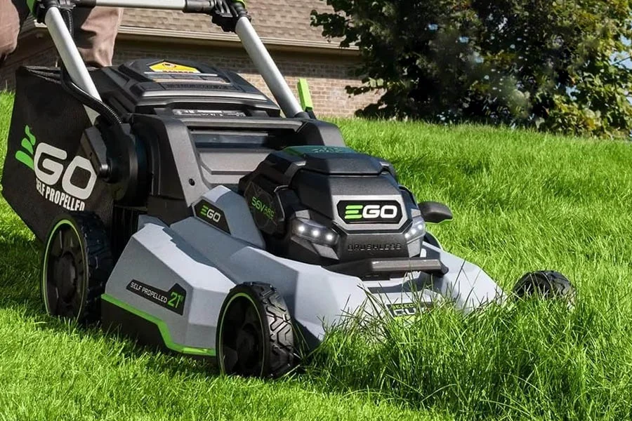 lawn mowing set